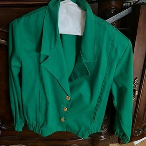 Vintage 80s 90s Green Jacket